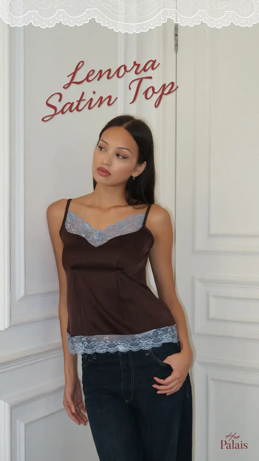 Lenora Satin Top